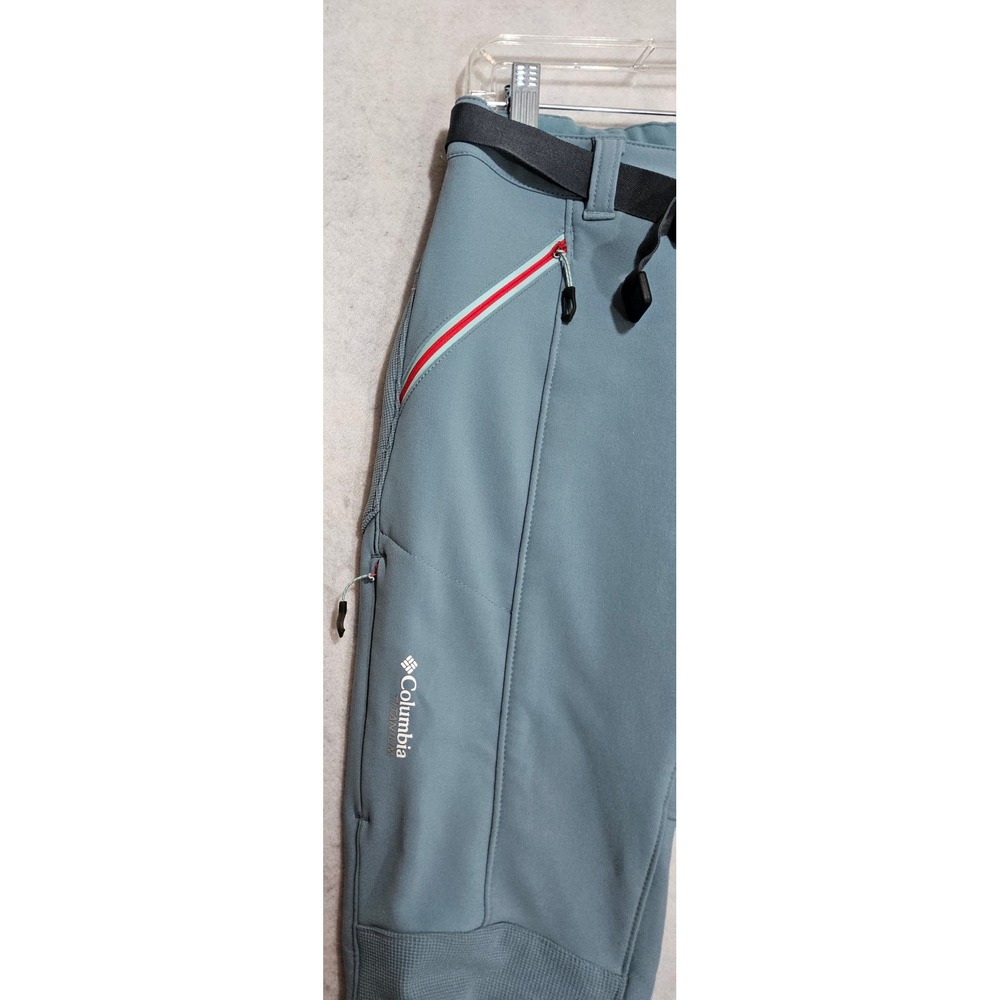 Columbia Snow Ski Pants Womens 4 Small Titanium Omni-Heat Bootcut Blue Technical - Picture 4 of 11